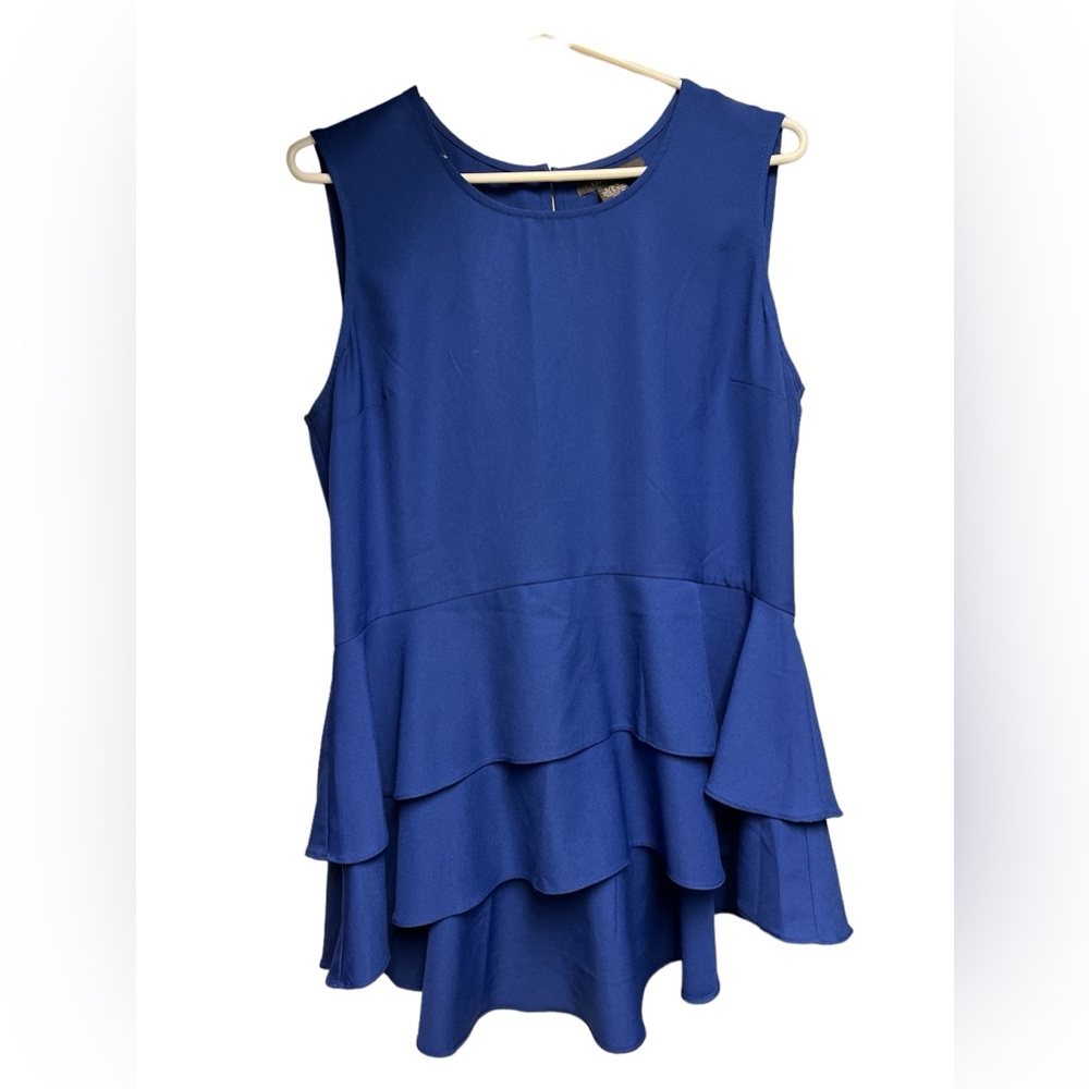 Suzy Shier blouse - A line. Royal blue and perfect for the spring and summer !
